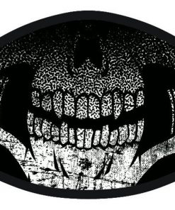 Skull Mouth Shadow Black Face Mask