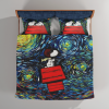 Snoopy Sleep Dream Van Gogh Bedding Set