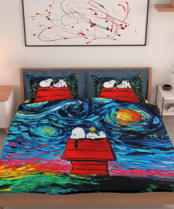 Snoopy Sleep Van Gogh Bedding Set