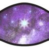 Starry Night Purple Galaxy Space Stars Face Mask