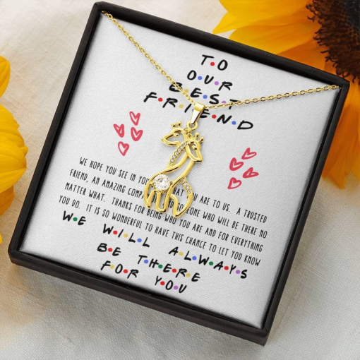 To Our Best Friend We Will Always Be There For You Necklace