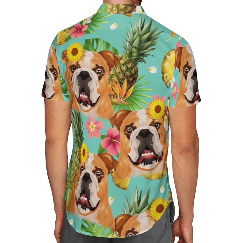 georgia bulldog hawaiian shirt