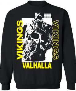 Vikings Yule Valhalla Shirt, Hoodie, Long Sleeve