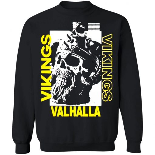 Vikings Yule Valhalla Shirt, Hoodie, Long Sleeve