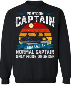 Funny Pontoon Captain Boat Lake Boating Beer Gift For Dad Shirt