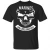 Skull Marines No Lives Matter Graphic Shirt