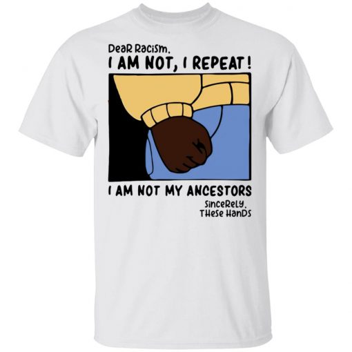 Dear Racism I Am Not I Repeat I Am Not My Ancestors Shirt