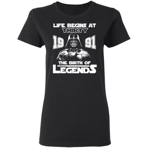 The Mandalorian Life Begins At Thirty 1991 The Birth Of Legend Shirt