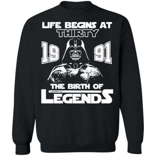 The Mandalorian Life Begins At Thirty 1991 The Birth Of Legend Shirt