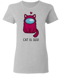 Among Us Cat Is Sus Shirt, Hoodie, Long Sleeve