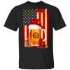 Beer Fire Dept American Flag Shirt