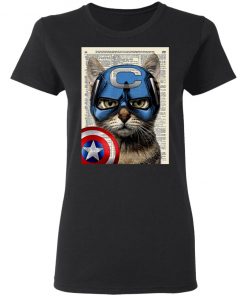 Cat Captain America Shirt, Hoodie, Long Sleeve