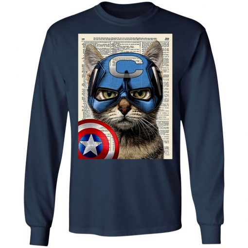 Cat Captain America Shirt, Hoodie, Long Sleeve