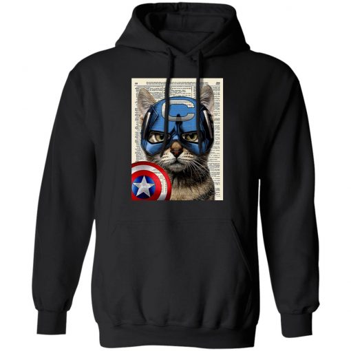 Cat Captain America Shirt, Hoodie, Long Sleeve