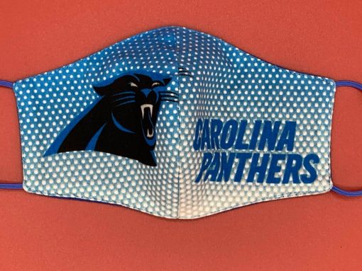 Carolina Panthers Face Mask Washable, Reusable