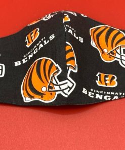 Cincinnati Bengals Face Mask Washable, Reusable