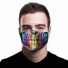 Cyberpunk Skull Mask Washable, Reusable