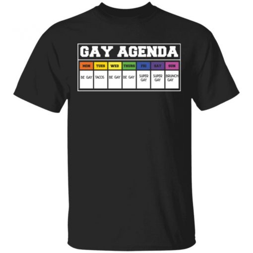 Gay Agenda Be Gay Tacos Brunch Gay Shirt, Long Sleeve, Sweatshirt, Tank Top, Hoodie