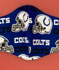 Indianapolis Colts Face Mask Washable, Reusable