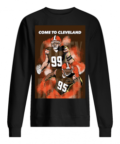 JJWatt Myles Garrett Come To Cleveland Browns T-Shirt