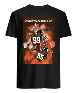 JJWatt Myles Garrett Come To Cleveland Browns T-Shirt