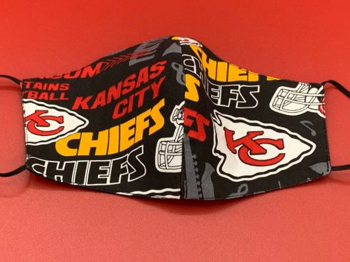 Kansas City Chiefs Face Mask Washable, Reusable