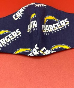 Los Angeles Chargers Face Mask Washable, Reusable