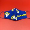 Los Angeles Rams Face Mask Washable, Reusable