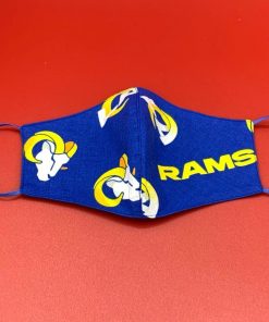 Los Angeles Rams Face Mask Washable, Reusable