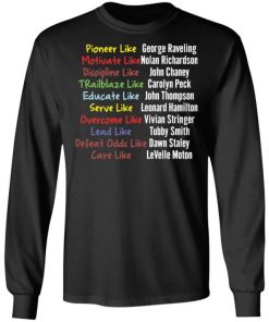 Pioneer Like George Raveling Motivate Like Nolan Richardson Shirt, Long Sleeve, Sweatshirt, Tank Top, Hoodie