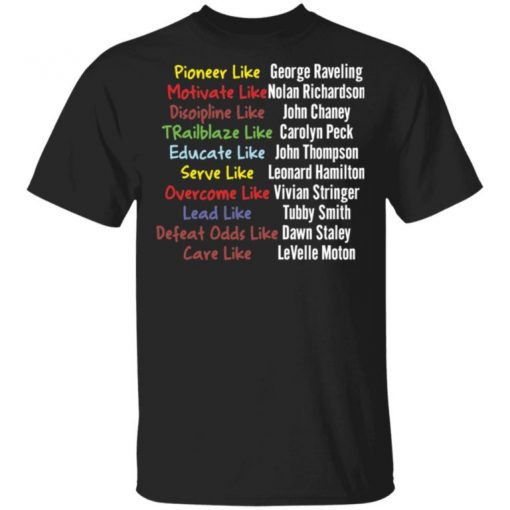 Pioneer Like George Raveling Motivate Like Nolan Richardson Shirt, Long Sleeve, Sweatshirt, Tank Top, Hoodie