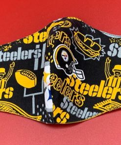 Pittsburgh Steelers Face Mask Washable, Reusable