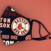 Red Sox Face Mask Washable, Reusable