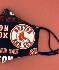 Red Sox Face Mask Washable, Reusable