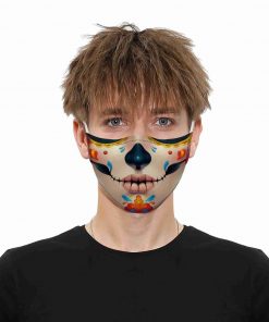 Sugar Skull Face Mask Day of the Dead Washable Reusable