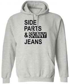 Side Parts And Skinny Jeans Shirt