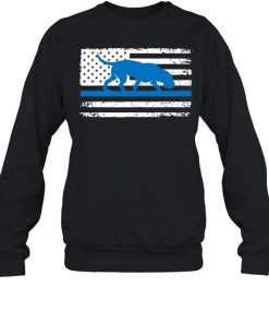 American Flag Bloodhound K9 Police Thin Blue Shirt, Long Sleeve, Sweatshirt, Tank Top, Hoodie