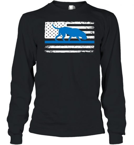 American Flag Bloodhound K9 Police Thin Blue Shirt, Long Sleeve, Sweatshirt, Tank Top, Hoodie