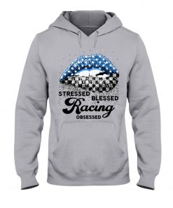 Stressed blessed racing obsessed T-Shirt