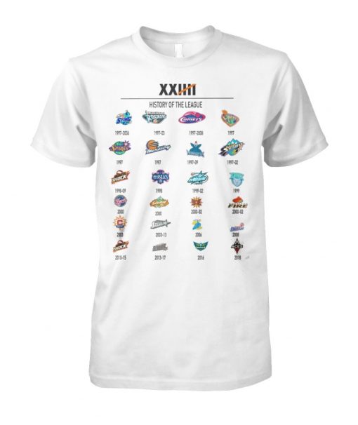 XXIIII History of the League T-shirt