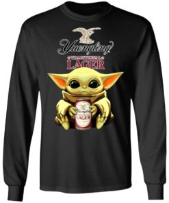 Baby Yoda Hug Yuengling Lager Beer Shirt, long Sleeve, hoodie