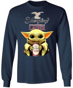 Baby Yoda Hug Yuengling Lager Beer Shirt, long Sleeve, hoodie