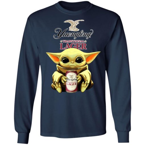 Baby Yoda Hug Yuengling Lager Beer Shirt, long Sleeve, hoodie