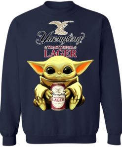 Baby Yoda Hug Yuengling Lager Beer Shirt, long Sleeve, hoodie