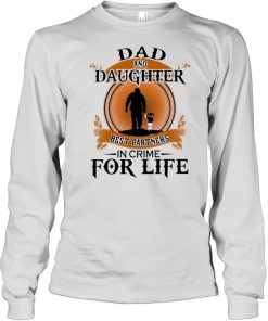 Dad And Daughter Best Partners In Crime For Life Retro shirt