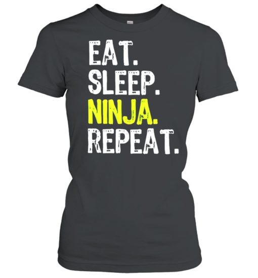 EAT SLEEP NINJA REPEAT SHIRT, long Sleeve, hoodie