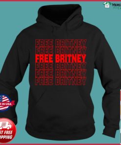 FREE BRITNEY red font T-shirt, long Sleeve, hoodie