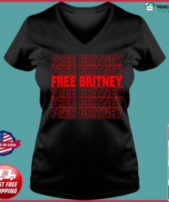 FREE BRITNEY red font T-shirt, long Sleeve, hoodie