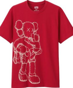 KAWS x Uniqlo Clean Slate Tee Red T-shirt, long Sleeve, hoodie