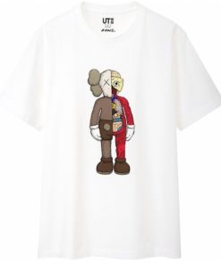 KAWS x Uniqlote white T-shirt, long Sleeve, hoodie